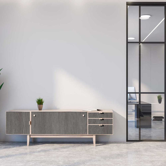 Grått Tre - J18 Møbelfolie Foliebutikken