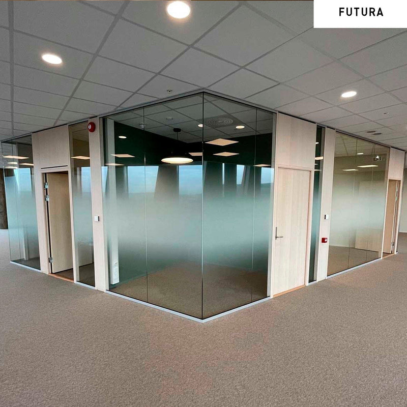 RESTVARE: Frostede designfilmer - diverse 152 cm bredde 50% Designfilm Foliebutikken Futura 5.2 meter 