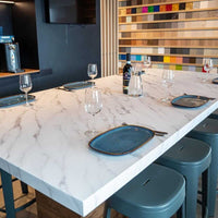 Foliebutikken Møbelfolie Hvit Matt Marmor HIGH RESISTANT - NE31
