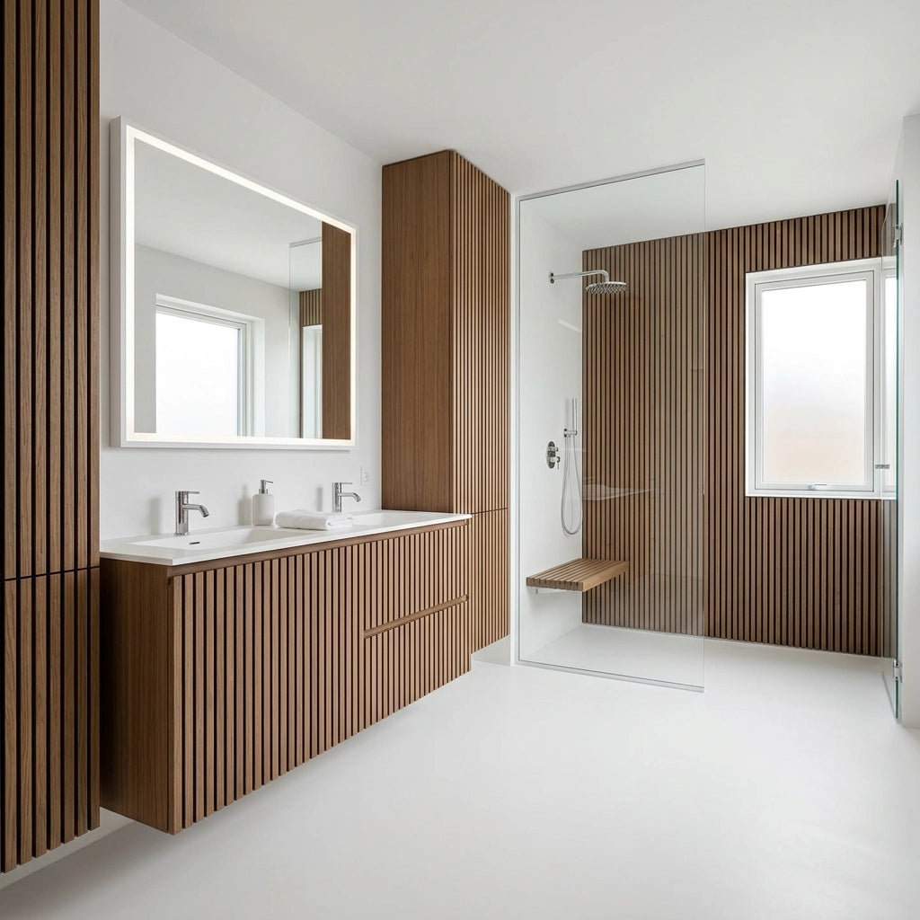 Prestige Smalt Gråbrunt Panel NL31