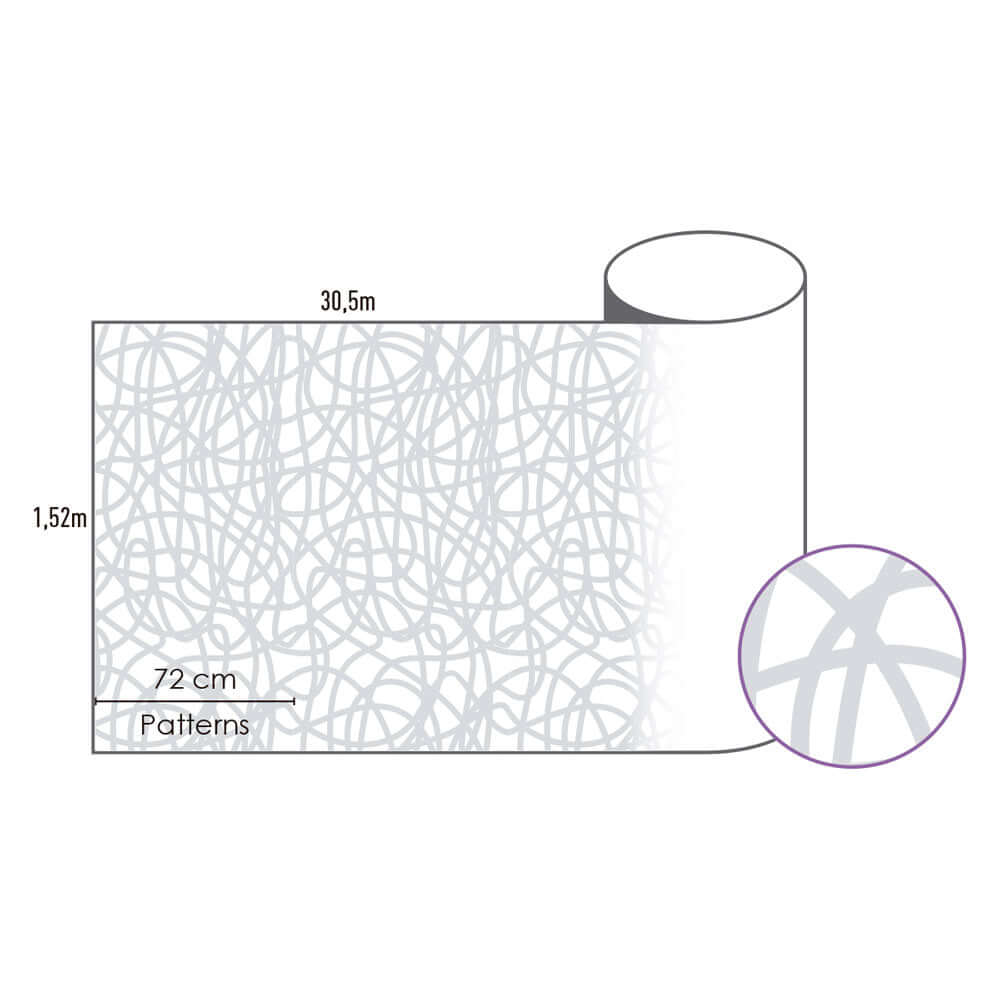 Foliebutikken Designfilm Brain  152 cm x 5 m
