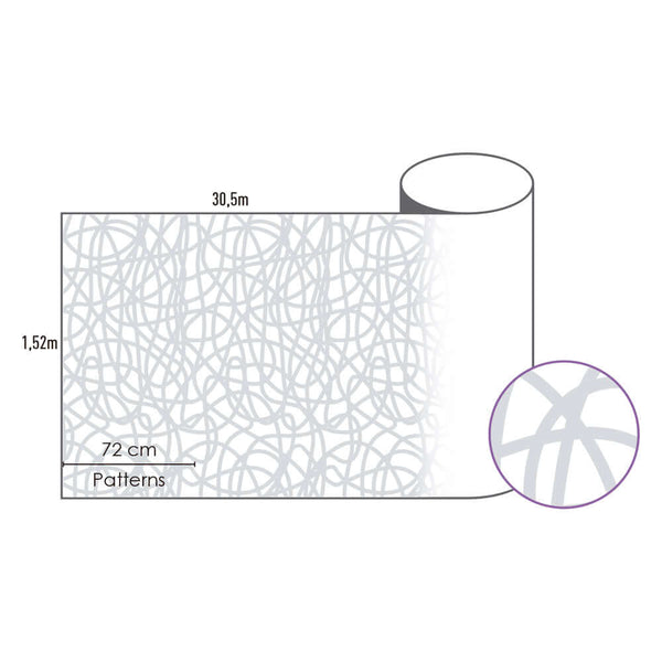Foliebutikken Designfilm Brain  152 cm x 5 m