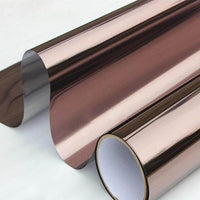 Foliebutikken Solskjerming Bronze 20 -152 cm - Statisk  Innvendig 5 meter