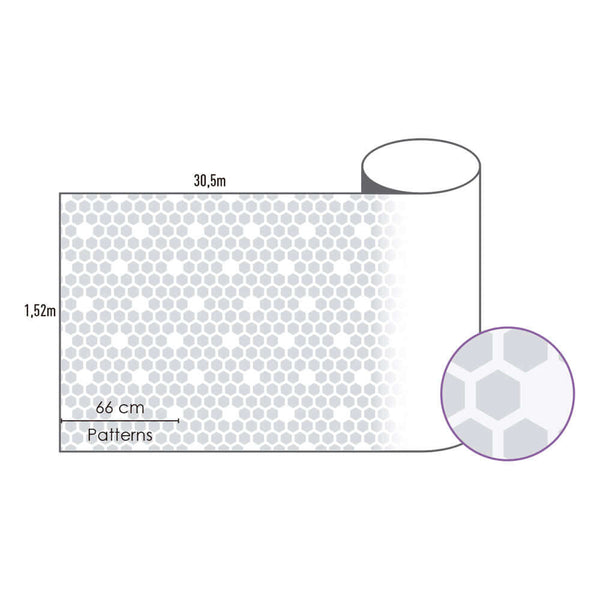 Foliebutikken Designfilm Hive 152 cm x 5 m