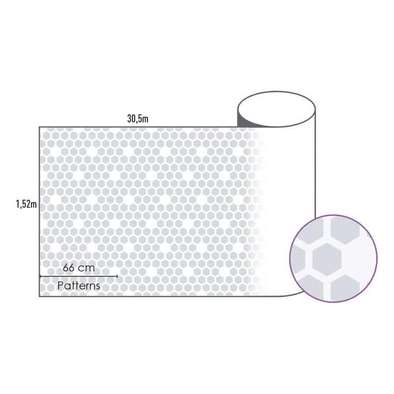 Foliebutikken Designfilm Hive 152 cm x 5 m