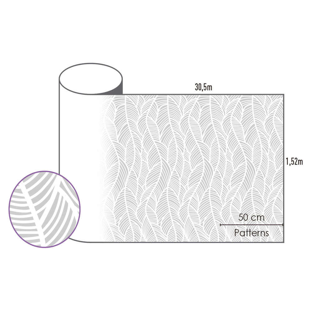 Foliebutikken Designfilm Jungle  152 cm x 5 m
