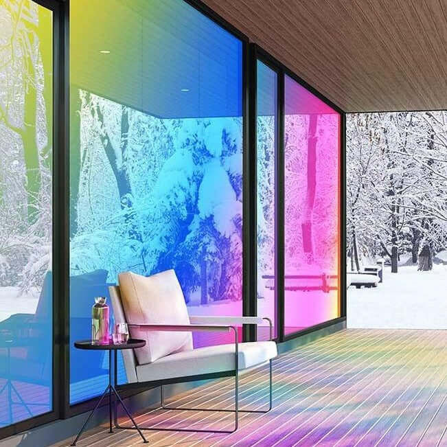 Foliebutikken Farget film Klar Aurora Vinter 135 cm x 5 m