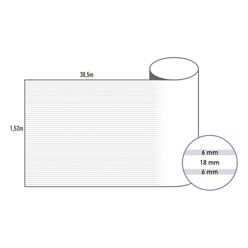 Foliebutikken Designfilm Linea18  152 cm x 5 m