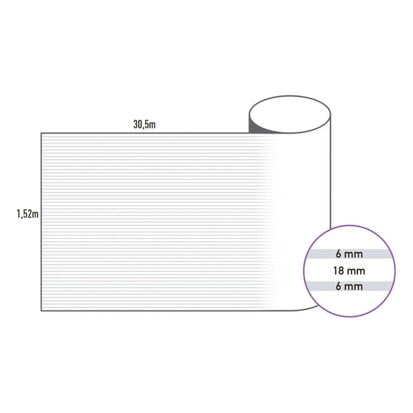 Foliebutikken Designfilm Linea18  152 cm x 5 m