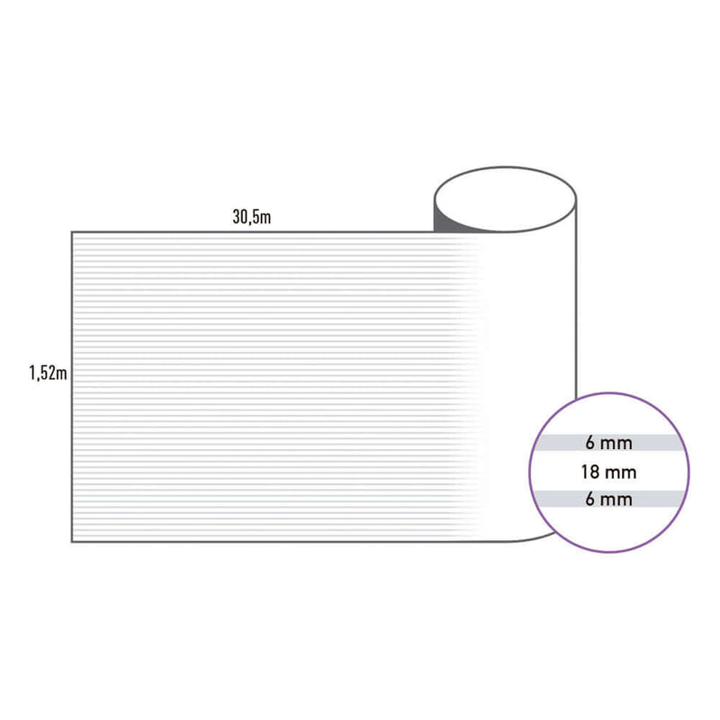 Foliebutikken Designfilm Linea18  152 cm x 5 m