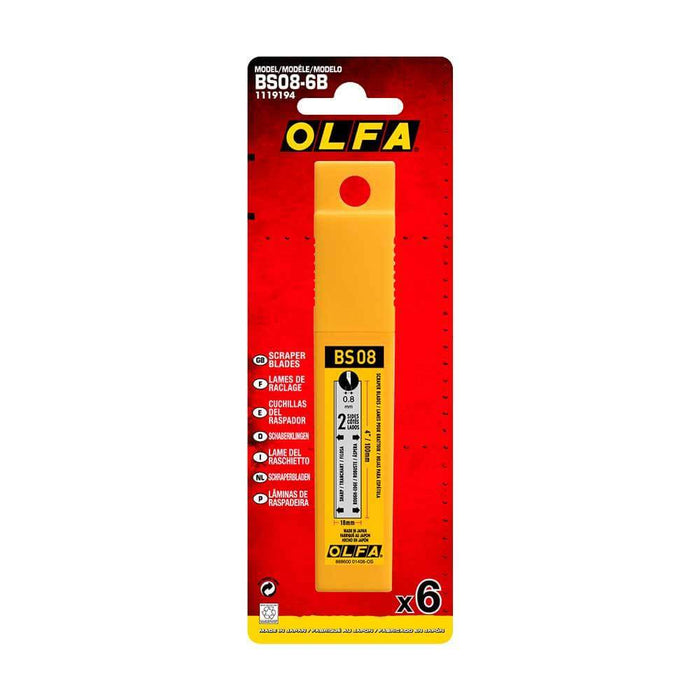 Foliebutikken Monteringsverktøy Olfa 100mm XHD 6x Thick Craper Blades BS-08