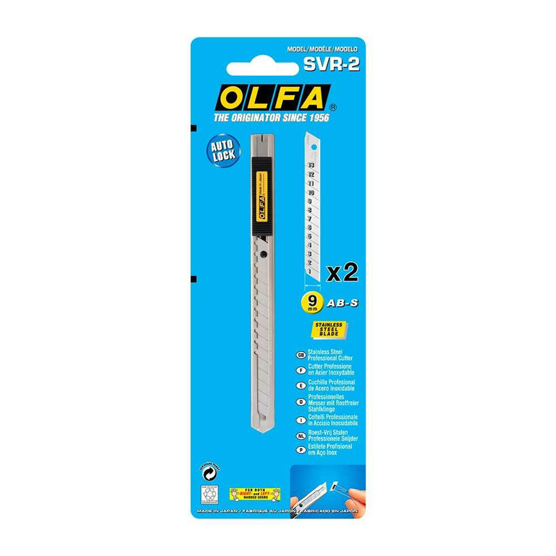 Olfa II - SVR-2 - Sølv kniv Monteringsverktøy Foliebutikken 