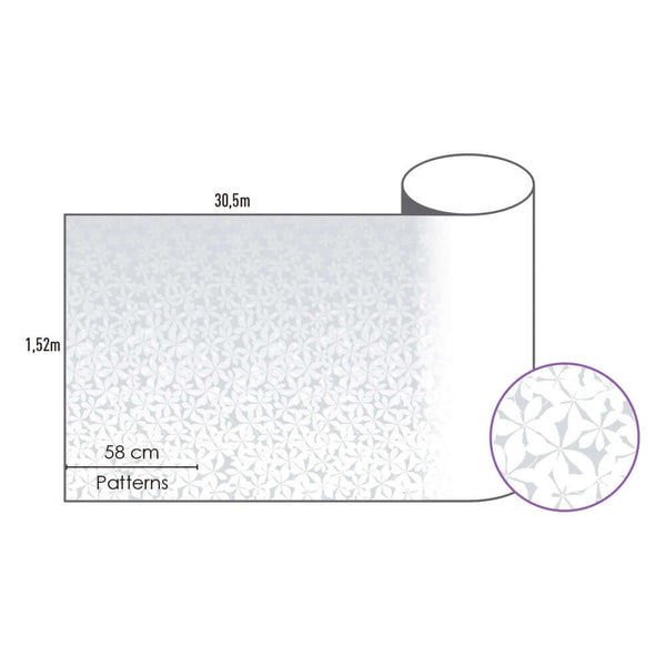 Foliebutikken Designfilm Floris 152 cm x 5 m
