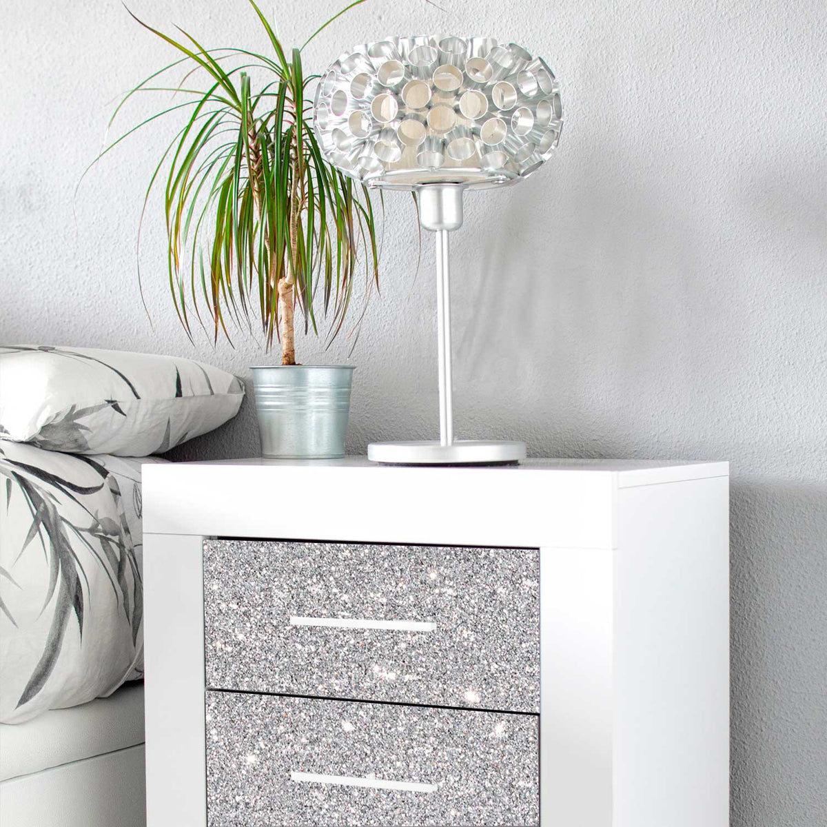 Foliebutikken Møbelfolie Sølv Disco - R7 - CS